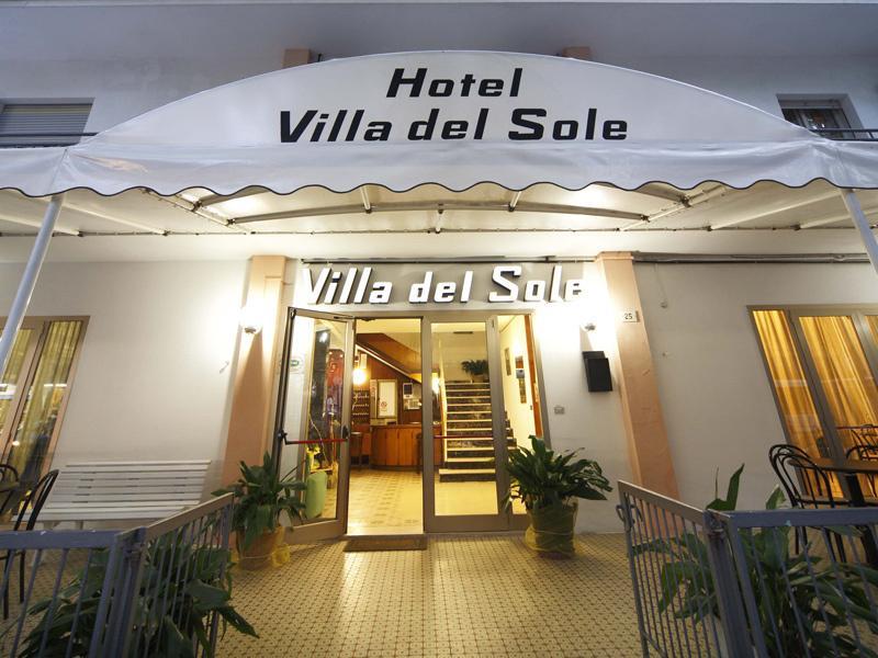 Hotel Villa Del Sole Rimini Eksteriør bilde
